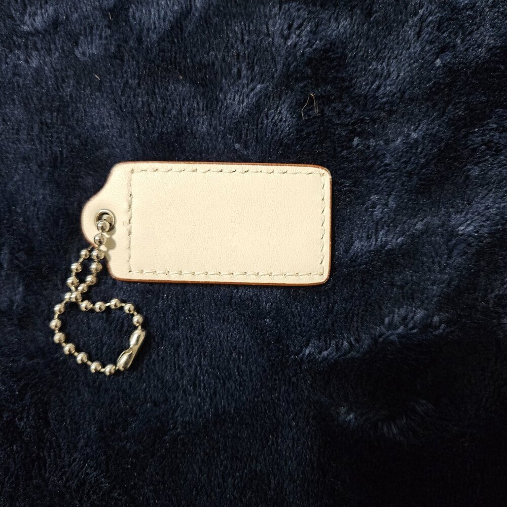 Coach 2.5" Tan and White Hangtag. - Picture 2 of 2